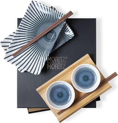 Набор посуды для суши на 2 персоны, 10 предметов, Blue Sun Gourmet Moritz & Moritz