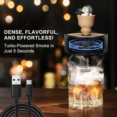 Набір для копчення коктейлів 14 предметів Pidemeo