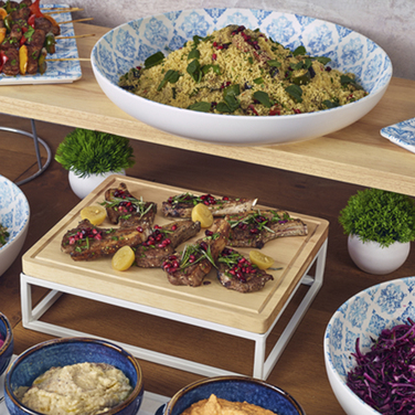 Дошка дерев'яна 32.5*17.6*h 2 см, Hevea Wood, Genware