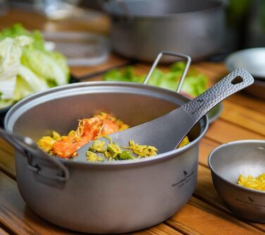 Титанова ложка для кемпінгу iBasingo