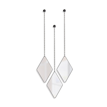 Дзеркала декоративні 17,7х27х1,6 см чорні Dima Umbra