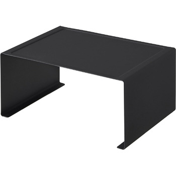 Штабельована кухонна полиця Yamazaki 3791 TOWER, сталева, мінімалістичний дизайн (чорний)