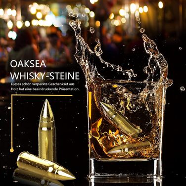 Набор камней для виски из нержавеющей стали Oaksea.