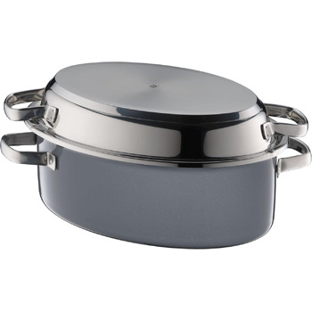 Жаровня багатоцільова 38 см з кришкою Fusiontec WMF