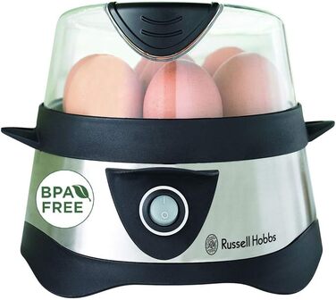 Яйцеварка, 1-7 варених або 3 парові яйця, 380 Вт Russell Hobbs
