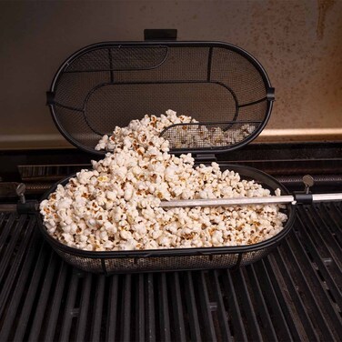 Корзина-сетка для вертела SANTOS, для гриля, круглая, черная, антипригарная 897535 Код: 010972