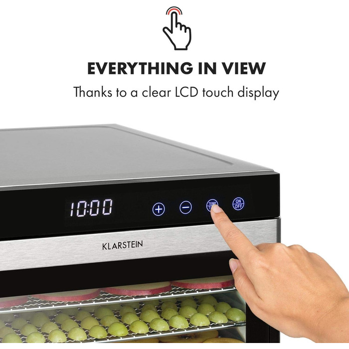 Дегідратор на 6 полиць, 650 Вт Flavour Dry Klarstein