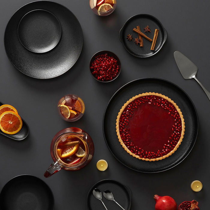 Тарелка обеденная Maxwell & Williams CAVIAR BLACK, фарфор, диам. 27 см