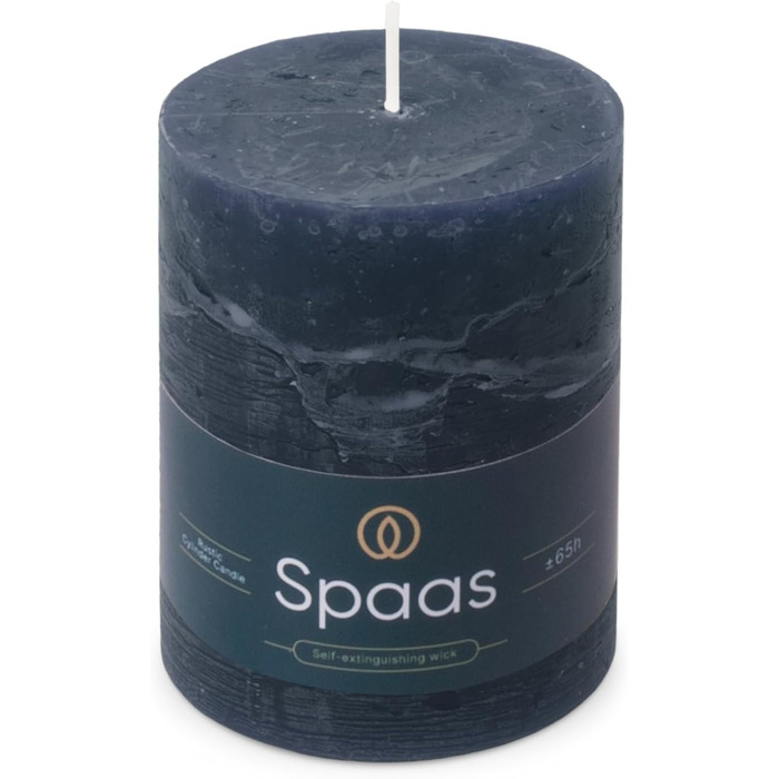 Свічки Spaas Rustic Pillar 80/110 мм 65 шт. - (темно-сині)