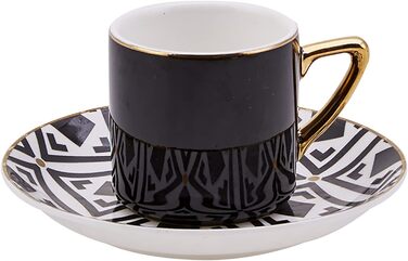 Кавовий сервіз 4 чашки еспресо та 4 блюдця KARACA
