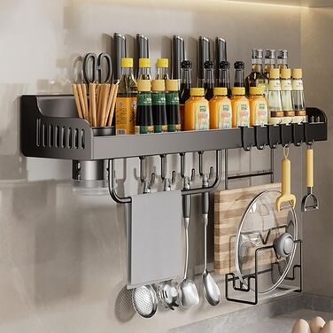 Настінний органайзер для кухонного приладдя 40 см RXRENXIA