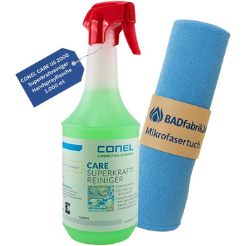 Засіб для миття кухонних меблів та серветка з мікрофібри 1 л BADfabrik24