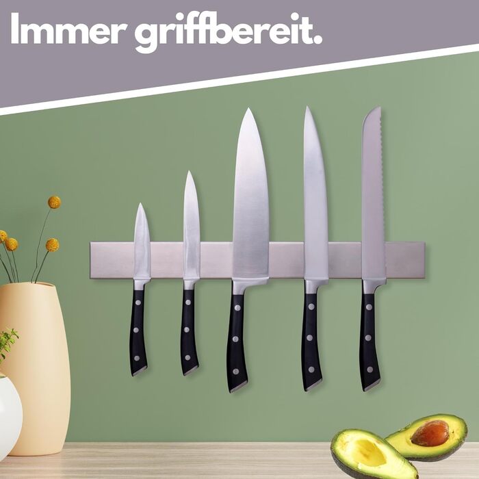 Магнітний тримач для ножів 40 см PRADUMAN