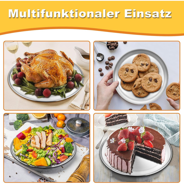 Набір із 4 дек для піци 26 см Onader