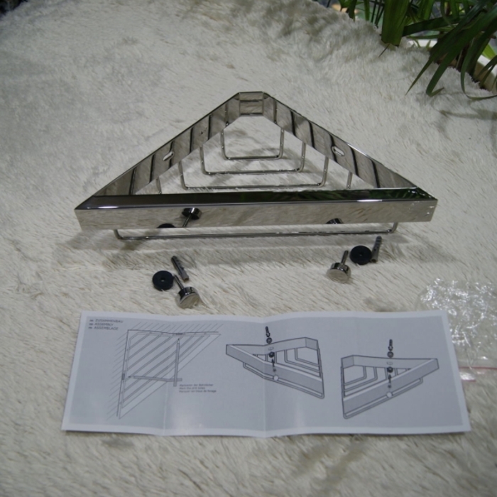 Кутова поличка для ванної Linea Zack