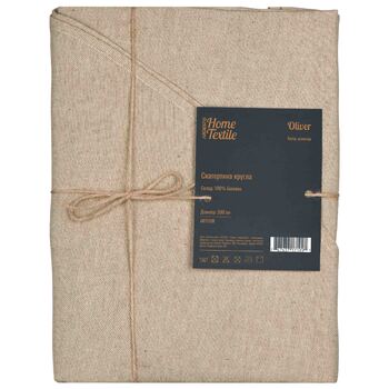 ARDESTO Скатертина Oliver, 200см, 100% бавовна, шоколад