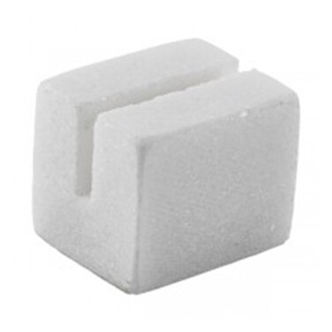 Меню-холдер 3*2.5*2.5 см, мармуровий, білий, GenWare