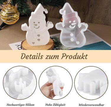 И силіконова форма ялинка ялинка форми для лиття силіконова гіпсова форма для лиття свічок форми для лиття різдвяні силіконові форми ялинка своїми руками (Q), 3 шт.