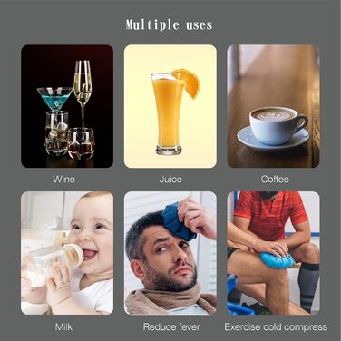 Набір кубиків льоду з нержавіючої сталі 16 шт SAICOOS