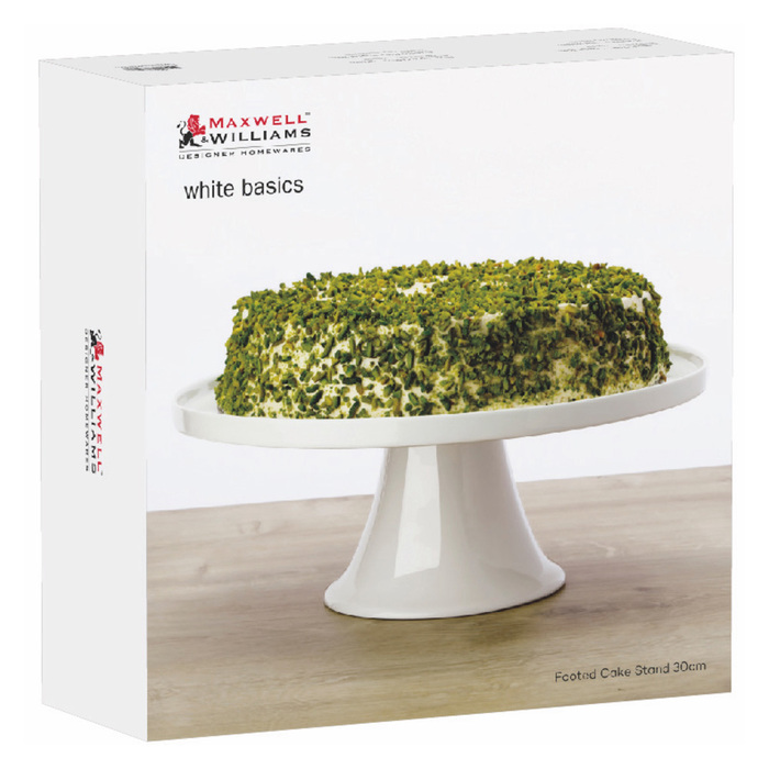 Підставка для торта Maxwell & Williams WHITE BASICS ROUND порцелянова, 30 х 11 см