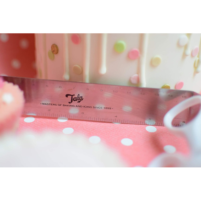 Ніж для палетки/лопатка для глазурі Tala з нержавіючої сталі зі скошеною формою, ідеально підходить для подачі та приготування їжі (великий, плоский)