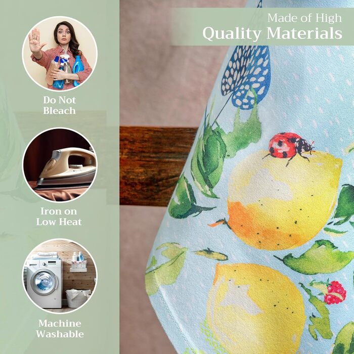 Набір із 3 багатоцільових кухонних рушників Maison d&39 Hermine Сільське Різдво зі 100 бавовни Барні рушники День подяки/Різдво (50 см x 70 см) (Jardin D&39ete - М&39ятний)