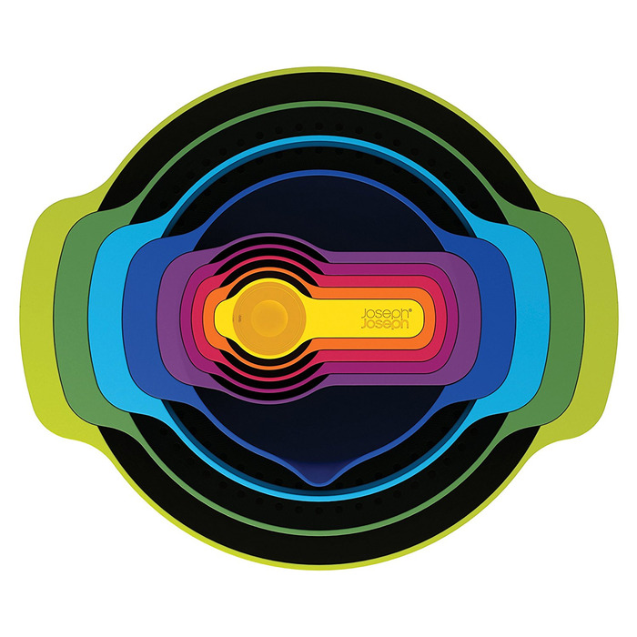 Набір мисок 9 предметів Nest Plus Multicolor Joseph Joseph