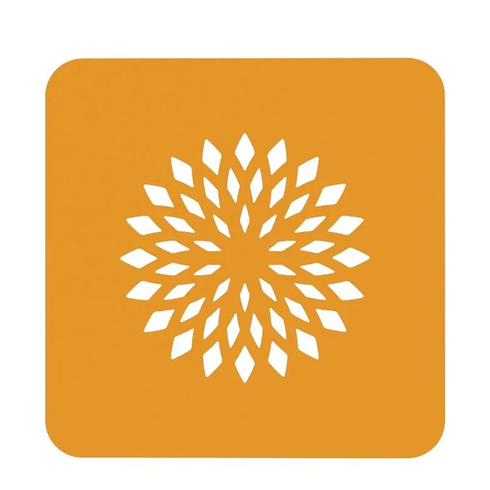 STENCIL FIORE DI LOTO Силіконовий килимок 'Квітка лотоса' Ø 100 мм h 1 мм (2 шт)