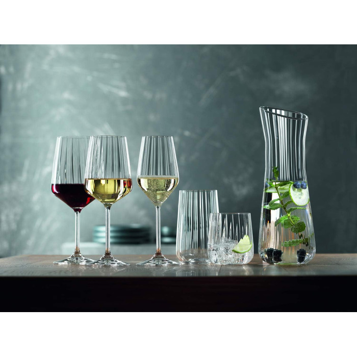 Набор из 4 бокалов для белого вина, хрустальный бокал, 440 мл, Spiegelau LifeStyle, 4450172 (чашка для питья)
