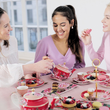 Блюдо сервірувальне прямокутне Maxwell & Williams TEAS&C`S Silk Road Cherry Red, порцеляна, 25 х 12 см