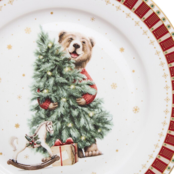 Тарілка Fissman 20 см MIRACLE порцеляна (13753)