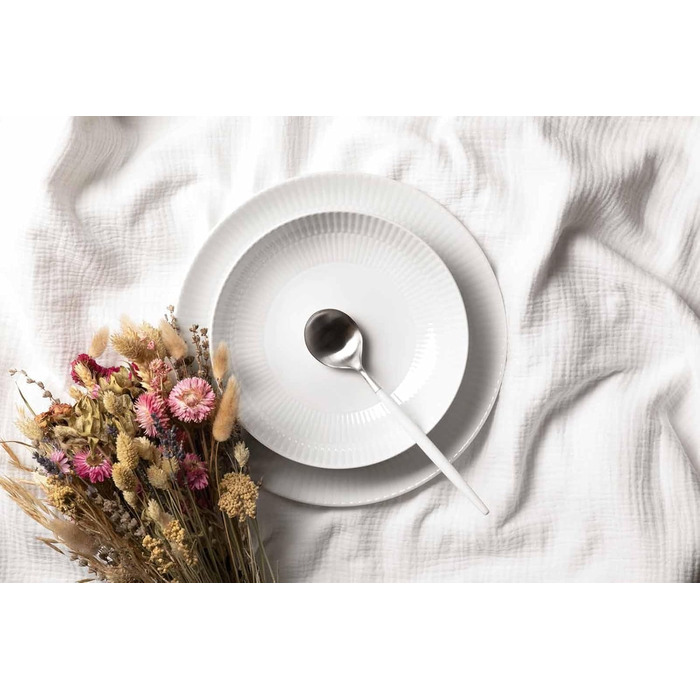 Набор тарелок на 6 персон, 12 предметов, белый Amina Seltmann Weiden