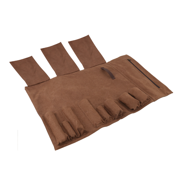 Набір аксессуаров для барбекю в скрутці-органайзері Brown GRILLI