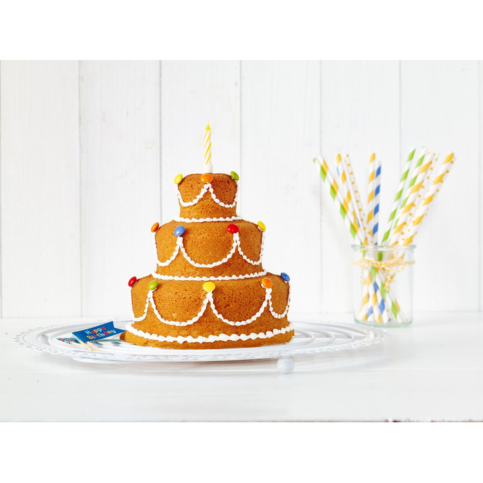 Форма для випічки, 10,5 x 20 x 17 см, Happy Birthday RBV Birkmann