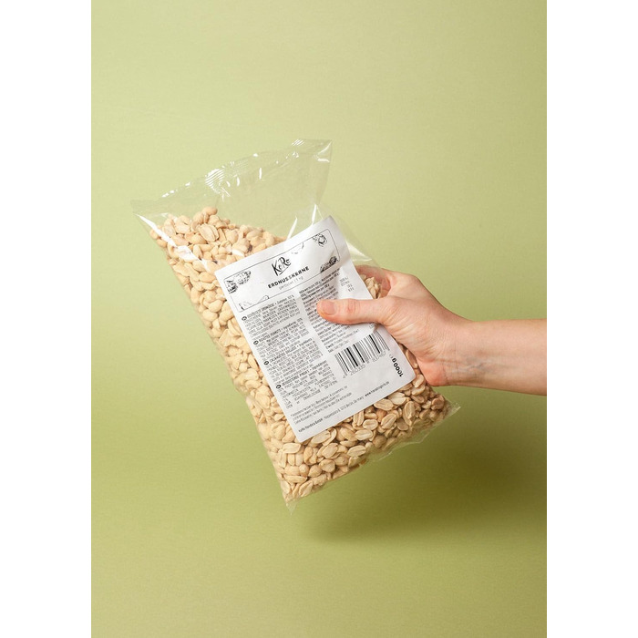 Смажений арахіс без солі та олії 1 кг KoRo