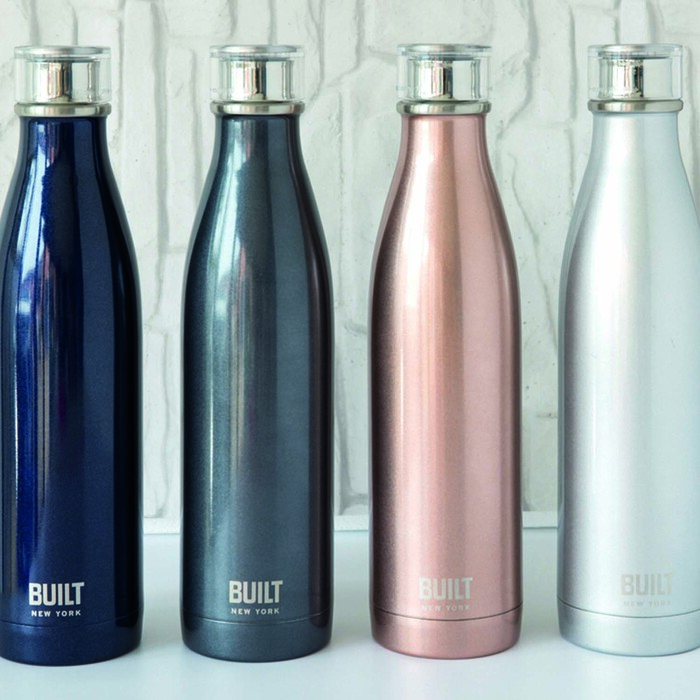 Пляшка металева Built, з подвійними стінками, золотистий, 740 мл