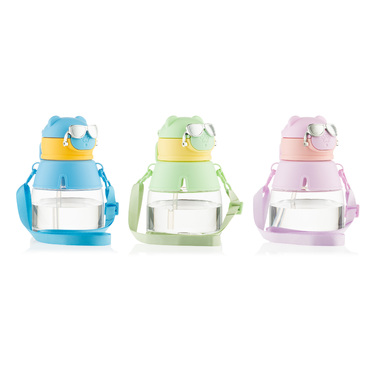 Пляшка для води Ardesto Space 550мл, пластик, блакитний