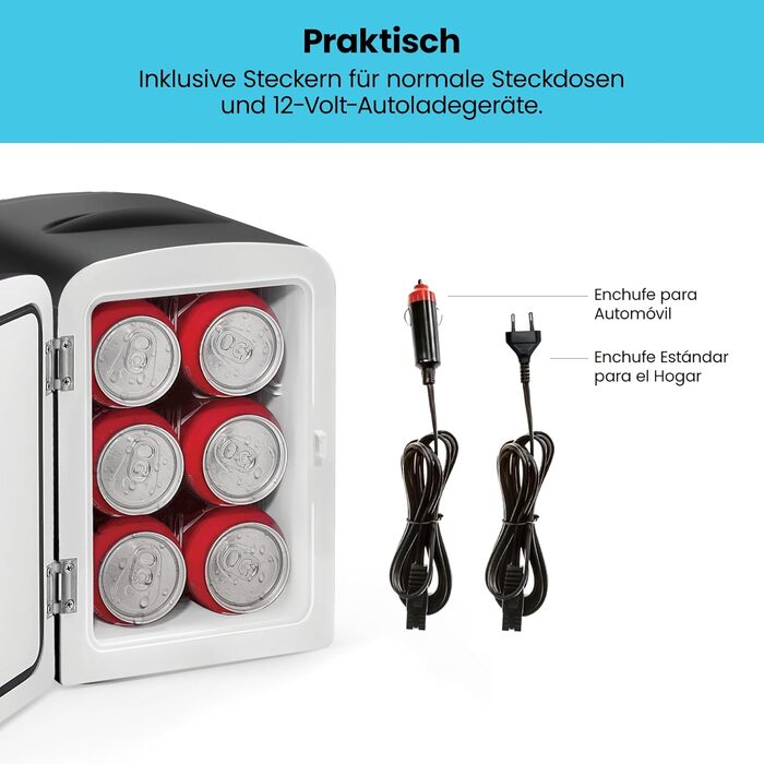 Міні-холодильник 4 л чорний Iceman