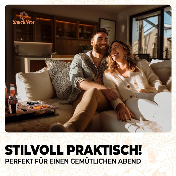 Преміальний дерев'яний органайзери для снеків 32 х 45 см SnackNest