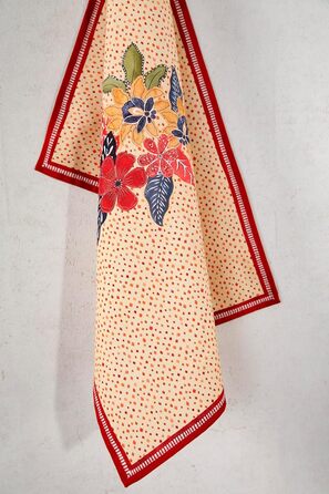 Набір із 3 багатоцільових кухонних рушників Барних рушників День подяки/Різдво (50 см x 70 см) (02 - Схід, 50 x 70 см (Набір із 3 шт.)), 39 Hermine Noel