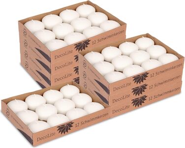 Плаваючі свічки 30 x 45 мм 96 шт. DecoLite