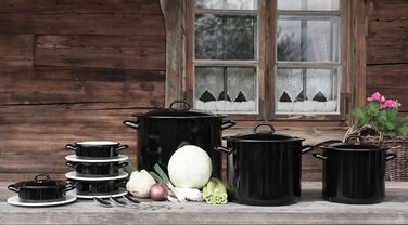 Кастрюля с фланцем 20 см, 4 литра, без крышки,  Riess