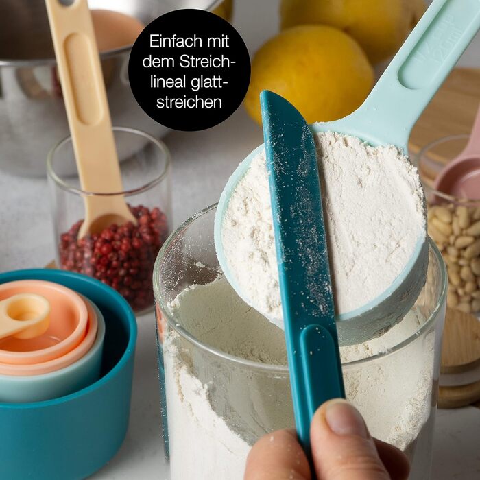 Набор мерных ложек, 11 предметов, разноцветные Moritz & Moritz