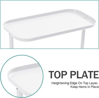 Стойка для специй APEXCHASER, 3-уровневый вращающийся держатель для специй, вращающийся на 360 хранилище для специй, металлический кухонный органайзер для бутылки специй, банки для специй 35 * 19 * 37,5 см (низкий, белый)