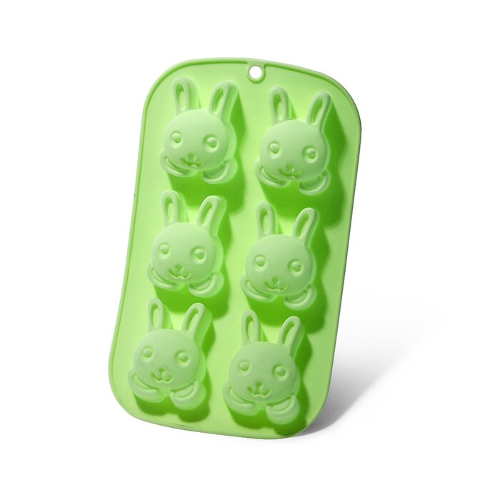 Форма для випічки Fissman 6 кексів Зайчик 26x14,5x3 см (6654)