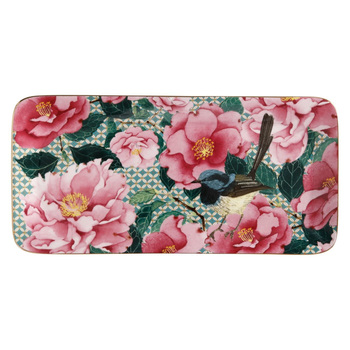 Блюдо сервірувальне прямокутне Maxwell & Williams TEAS&C`S Silk Road Aqua, порцеляна, 25 х 12 см