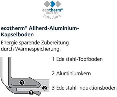 Сковорода для тушкування Schulte-Ufer Industar for Professionals з ручками з нержавіючої сталі в кольорі сріблясто-чорний, діаметр 28см, 163048-28 діаметр 28 см