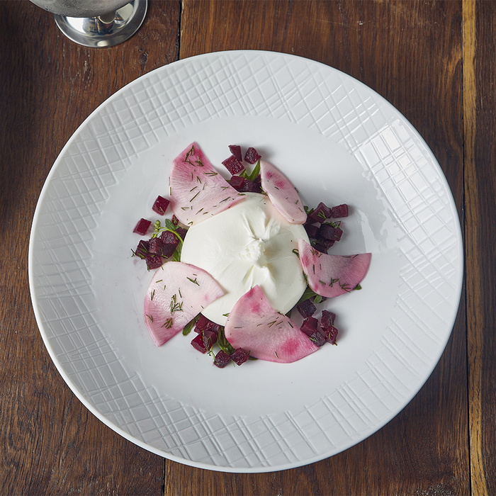 Тарелка глубокая 25 см, Incise Porcelain Lavara, GenWare