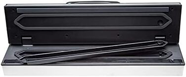 Вакуумний пакувальник Allpax P 355, пристрій для запаювання плівкою харчових продуктів та делікатних продуктів, вакуумний пакувальник для запаювання та приготування їжі методом су-від, включаючи адаптерний шланг та 100 вакуумних пакетів (вакуумний пакувал