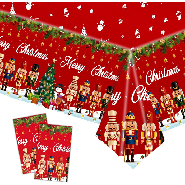 Різдвяні скатертини, одноразова 137 x 274 см POPOYU